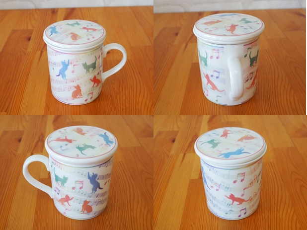 Cat & Music mug/ｼｧｼｯｼｧ・ｼﾅｼｧｼﾊｼ｣?ｼｧｼ眈ｧ?ｼｾｼｧｼｺｼｧｼﾅｼｧｼｱｼｧｼ狆ｧｼｲ/ｼﾅ・ｼｵｼｦｼｹｼﾋｼﾗｼｦｼｯｼﾉｼｯｼｦｼﾊｼｴｼｽｼﾋ?ｼﾃｼｧｼ狆ｧｼｲｼｧｼｭｼｧｼﾅｼｧｼﾙ/ｼｧｼｰｼｧｼﾗｼｧｼﾊBOXｼﾈ?ｼｦ治示200ml