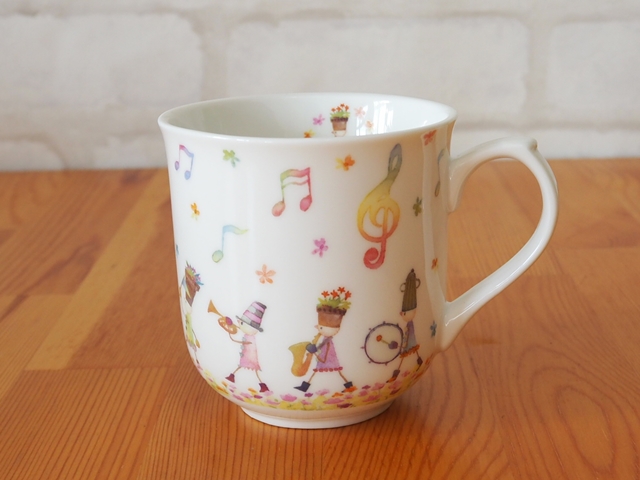 Marching Band mug/マーチングバンドマグ/鼓笛隊柄マグカップ/ギフトBOX入り/250ml