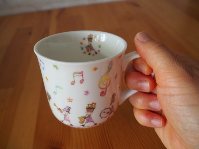 Marching Band mug/マーチングバンドマグ/鼓笛隊柄マグカップ/ギフトBOX入り/250ml